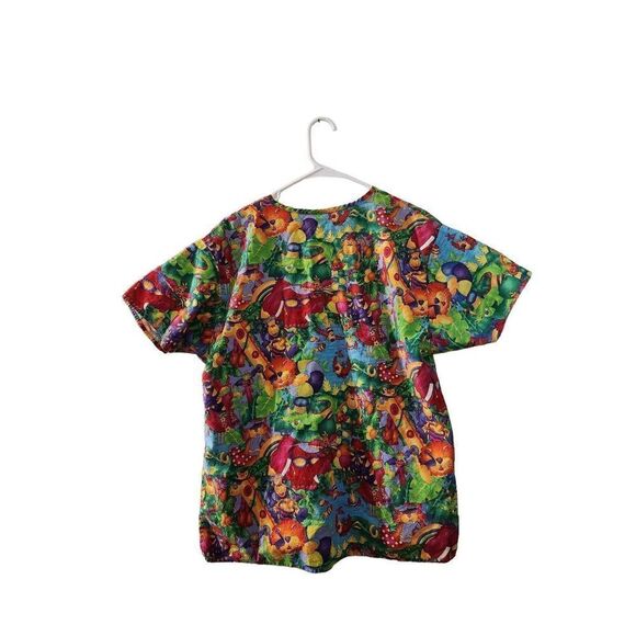 Life Scrub top L jungle animals giraffe - Picture 6 of 9